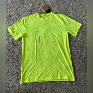 NWT THE NORTH FACE Wander Stretch Performance Bright Green Neck Tee T-Shirt Sz S
